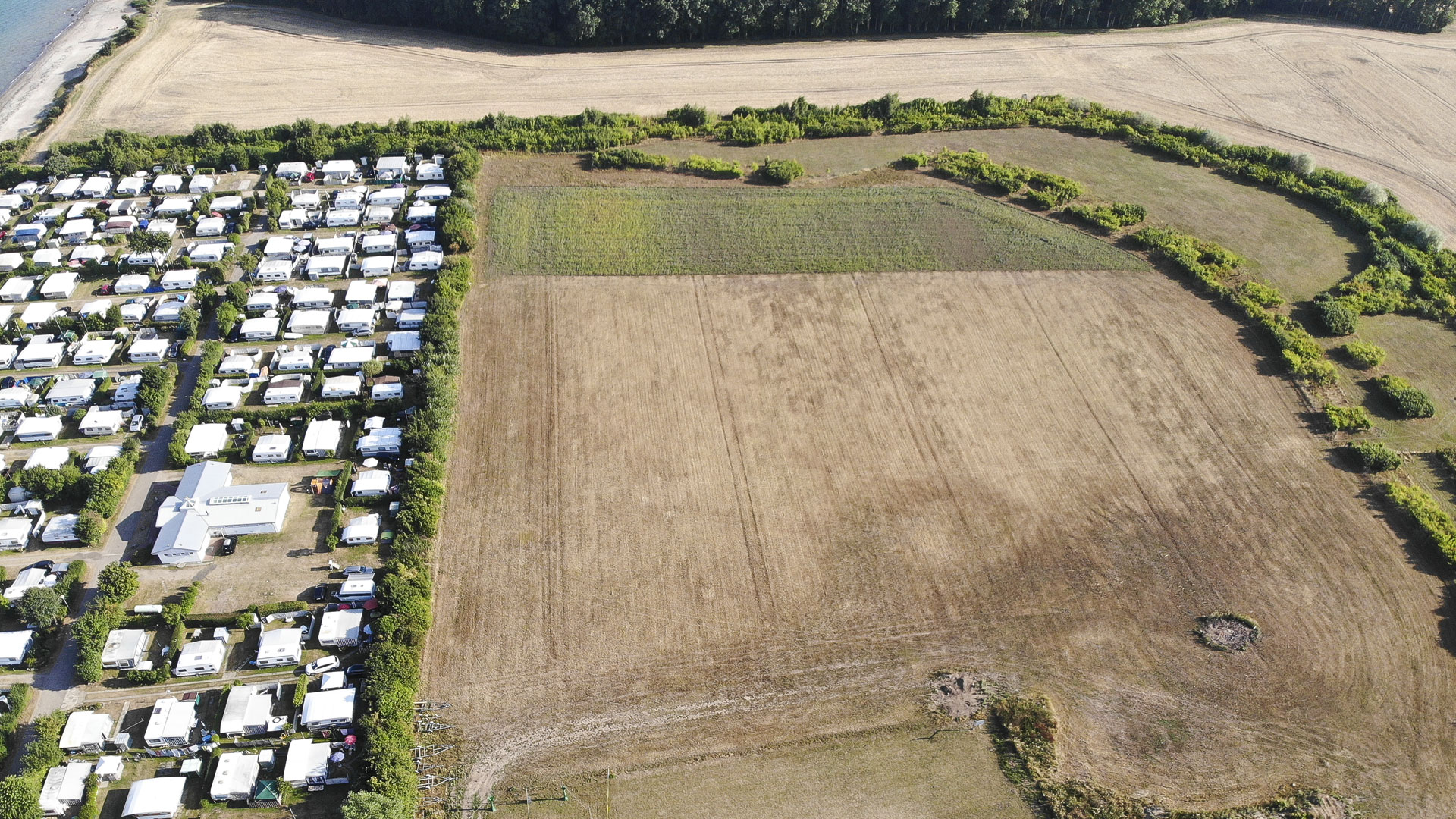 Erschliessung Mobilheimstellplatz am Ostsee-Strand